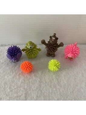 Mini Koosh Ball Figure Set Animals Monkey Spiky